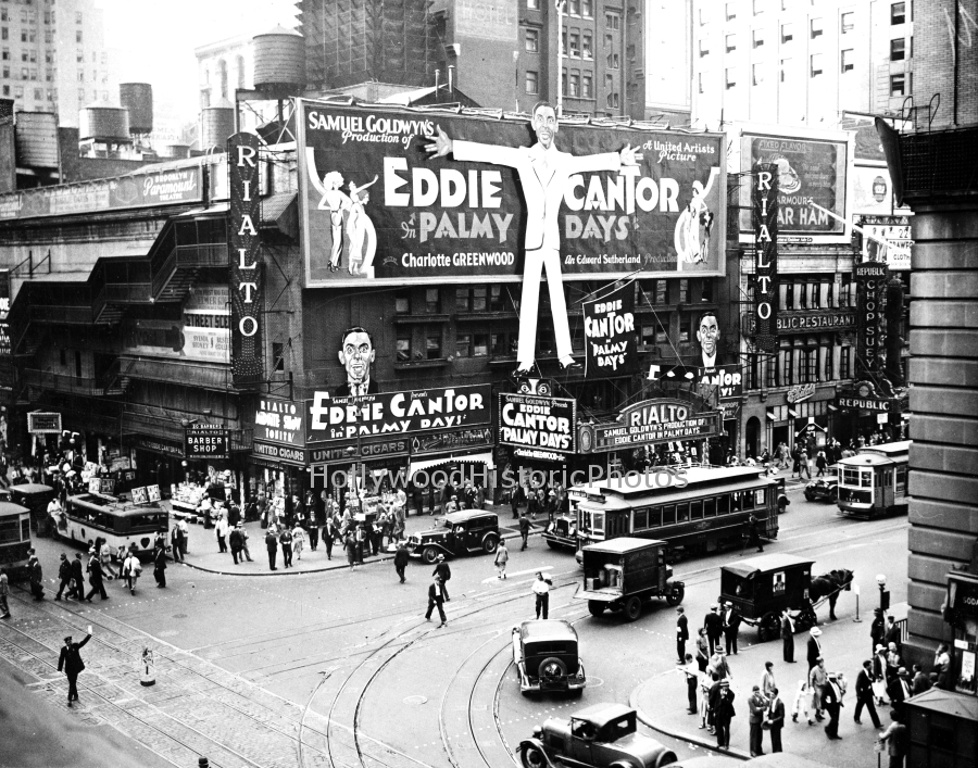 Rialto Theatre N.Y.C 1931 Palmy Days Eddie Cantor wm.jpg